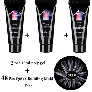 Anself Prolunga per unghie in gel poli + 48 pezzi Suggerimenti la MT67-2 - Ilgrandebazar