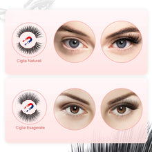 Carica l&#39;immagine nel visualizzatore di Gallery, Ciglia Magnetiche, eroaddict finte 3D naturali con 5 eyeliner... - Ilgrandebazar