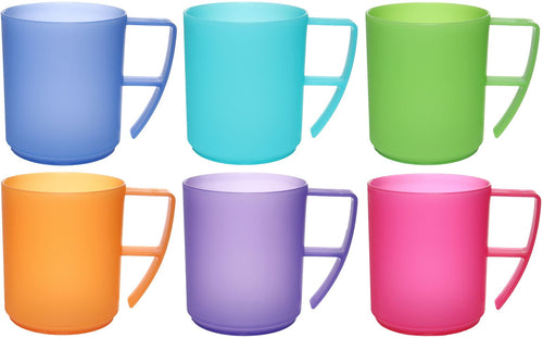 idea-station NEO bicchieri plastica 6 pezzi, 350 ml, colorato, Bunt - Ilgrandebazar