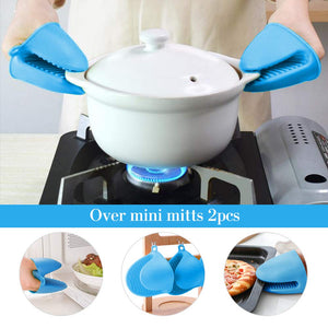 Guanti da Barbecue, Resistenti al Calore Fino a 800 ° C, con Medium, Silver - Ilgrandebazar