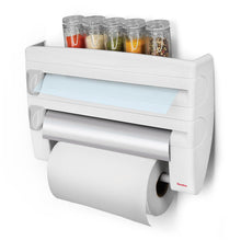 Carica l&#39;immagine nel visualizzatore di Gallery, Metaltex Roll &#39;n - Portarotolo 4 in 1 Bianco - Ilgrandebazar