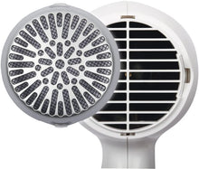 Carica l'immagine nel visualizzatore di Gallery, Rowenta CV5090F0 Powerline+ Asciugacapelli con Diffusore e Generatore di Ioni, Asciugatura Veloce, 2300 W, Argento/Bianco