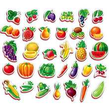 Carica l&#39;immagine nel visualizzatore di Gallery, Magneti frigo per bambini FRUTTA &amp; VEGGY 32 pz - Bambini 2 anni - Frutta... - Ilgrandebazar