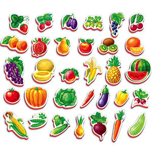 Magneti frigo per bambini FRUTTA & VEGGY 32 pz - Bambini 2 anni - Frutta... - Ilgrandebazar