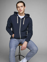 Carica l'immagine nel visualizzatore di Gallery, JACK &amp; JONES Jjeholmen Sweat Zip Hood Noos Felpa Uomo