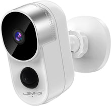 Carica l&#39;immagine nel visualizzatore di Gallery, Lemnoi Telecamera WiFi Esterno Batteria con 10000mAh,Telecamere da Esterno a Batteria 1080p,Rilevamento del Movimento PIR,Visione Notturna,Audio Bidirezionale,Impermeabile IP66