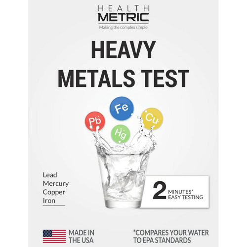 Piombo, ferro, rame e mercurio - Kit per test dell'acqua domestica dei...