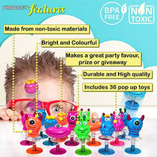 Carica l&#39;immagine nel visualizzatore di Gallery, THE TWIDDLERS Monster Jump ups - Piccoli Molla Mostri Giocattolo -... - Ilgrandebazar