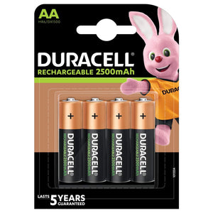 Duracell Recharge Ultra AA Prericaricate Batterie Stilo Ricaricabili, 2500... - Ilgrandebazar