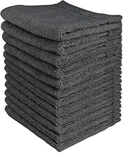 Carica l&#39;immagine nel visualizzatore di Gallery, Utopia Towels - 12 asciugamani viso - Lavabili in lavatrice (30 x 30 cm, Grey - Ilgrandebazar