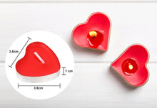 Carica l&#39;immagine nel visualizzatore di Gallery, THE TWIDDLERS Romantico A Forma di Cuore Candele Rosse Piccolo Profumo... - Ilgrandebazar