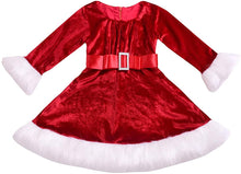 Carica l'immagine nel visualizzatore di Gallery, Loalirando Abiti di Natale Bambina Neonata a Manica Lunga Vestiti Bambina Invernali Costume di Natale Bambina