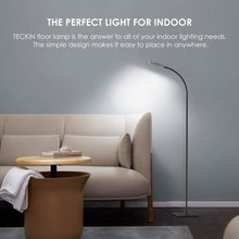 Carica l&#39;immagine nel visualizzatore di Gallery, Lampada da Pavimento a Stelo in LED, Paralume Classico Semplice Black - Ilgrandebazar