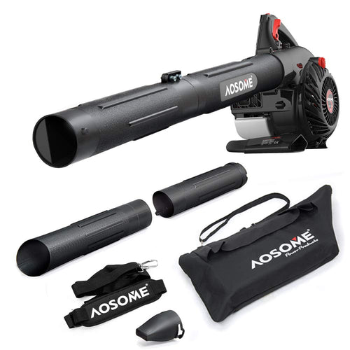 AOSOME ASBV3405 Soffiatore Foglie Professionale, Aspiratore a Scoppio - Rosso - Ilgrandebazar