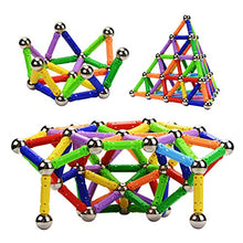 Carica l&#39;immagine nel visualizzatore di Gallery, McDou Bastoncini magnetici, magnetici e Sfere 140PCS, Bastoncini... - Ilgrandebazar