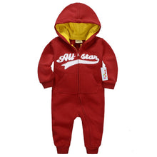 Carica l&#39;immagine nel visualizzatore di Gallery, Vine Pagliaccetto per Bambino Neonato Cotone Tuta con Cappuccio Tutine con... - Ilgrandebazar