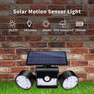 Luce Solare LED Esterno, GIANTARM Lampade Solari da Esterno con 1 pack - Ilgrandebazar