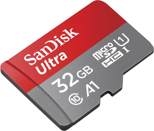 SanDisk Ultra Scheda di Memoria MicroSDHC da 32 GB e Adattatore, 32 GB, Nuovo