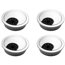 Carica l&#39;immagine nel visualizzatore di Gallery, 4pcs 60mm Passacavo Tondo,Copricavi da Scrivania,Tappi per coprire fori... - Ilgrandebazar