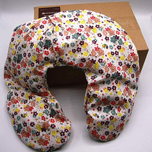 Cuscino termico cervicale con noccioli di ciliegia"Primavera" 36 x 32 cm -... - Ilgrandebazar
