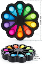 Carica l'immagine nel visualizzatore di Gallery, Pop - it, Pop - it Gigante Antistress Bambino Fidget Toys, Giocattolo Da Spremere Sensoriale in Silicone Antistress per Calmare e Migliorare la Concentrazione Nero