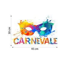 Carica l'immagine nel visualizzatore di Gallery, kina CRC0002 Vetrofania Carnevale 100% Riutilizzabile Decorazioni per... - Ilgrandebazar