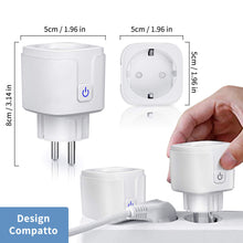 Carica l&#39;immagine nel visualizzatore di Gallery, Presa Intelligente, Carico Massimo 16A 3680W ANOOPSYCHE WiFi, 2 Packs