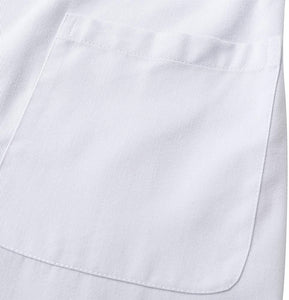 Icertag Camice Bianco da Laboratorio Donna, Medico Cappotto, Camice per Le Donne, Camice Bianco per Le Signore, Adatto per Studente Laboratorio Infermiera Cosplay Abito di Cotone