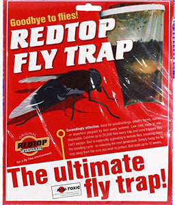 NOVA LAUS Fly Trap Red Top, Trappola per Mosche, Confezione da 2,...