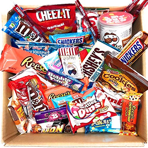 Mistery Box - box da 60 prodotti casuali tra snack dolci, salati e bevande