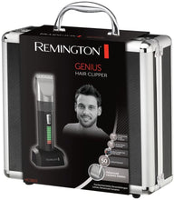 Carica l&#39;immagine nel visualizzatore di Gallery, Remington HC5810 Genius Tagliacapelli con lama in Ceramica, ricaricabile, 10 pettini, caratteristiche professionali, Nero/Grigio