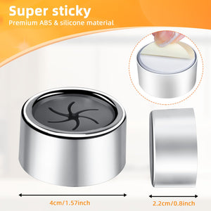 Alyvisun 6 Pezzi Porta Strofinacci Cucina, Appendi Strofinacci, Porta-Asciugamani Rotondi per Cucina, Bagno e Casa, Appendi Asciugamani Cucina, Porta-Asciugamani Senza Foratura