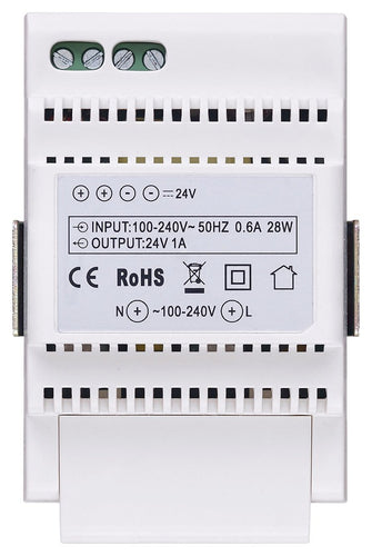Vimar 40103 Alimentatore per Videocitofono con Uscita 24 V, Bianco - Ilgrandebazar