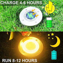 Carica l&#39;immagine nel visualizzatore di Gallery, Luci Solari Esterno Giardino Faretti Led,VIRIDI 4 pezzi 10 Led Faretto...