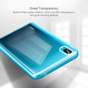 Leathlux Cover Huawei Y6 2019 Custodia + Pellicola Vetro Temperato, Morbido... - Ilgrandebazar