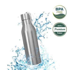 centtechi Bottiglia Termica Acciaio Inox,720ml 24 Ore Freddo 720ML, argento - Ilgrandebazar