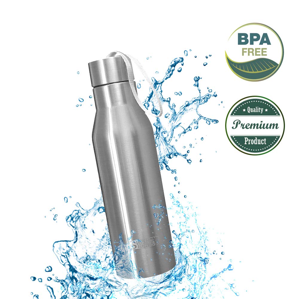 centtechi Bottiglia Termica Acciaio Inox,720ml 24 Ore Freddo 720ML, argento - Ilgrandebazar
