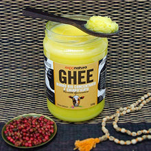 Carica l'immagine nel visualizzatore di Gallery, Ghee biologico 300g - burro chiarificato secondo l’antica ricetta Ayurvedica...