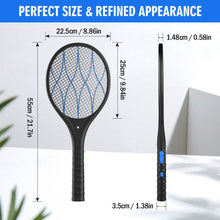 Carica l&#39;immagine nel visualizzatore di Gallery, Nobebird Racchetta Zanzare Elettrico Swatter Insetti Elettrico Repellente Mosquito Killer con Torcia Rimovibile USB Ricaricabile