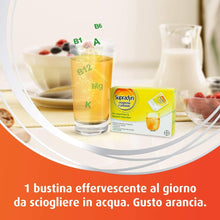 Carica l'immagine nel visualizzatore di Gallery, Supradyn Integratore Multivitaminico Magnesio e Potassio, con 5 Vitamine, Per Afa, Caldo, Attività Fisica e Supporto Funzione Muscolare, Maxi Formato 24 + 24 Bustine, 200 Ml 24 + 24 Bustine di Granulato Effervescente