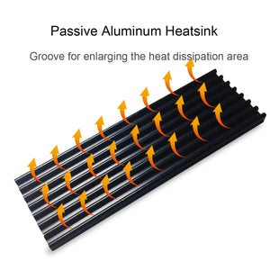 glotrends Alette di Raffreddamento in Alluminio per Pheatsink(2280)