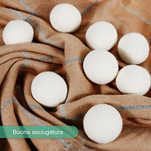 Carica l'immagine nel visualizzatore di Gallery, Anpro Set di 8 Pezzi Palline Lana per Asciugatrice, Pallina 7.5CM - Ilgrandebazar