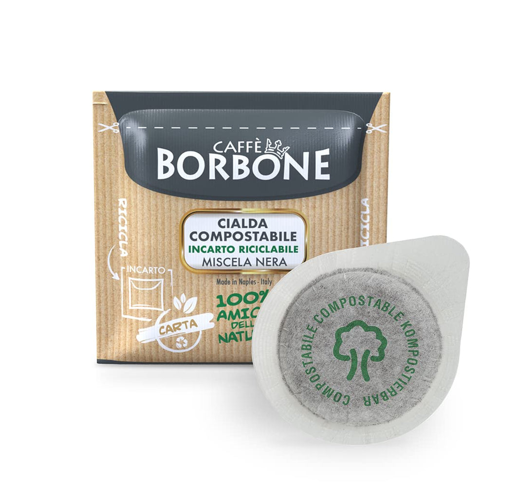 Caffè Borbone Cialda Compostabile, Miscela Nera - 150 Cialde - Sistema ESE