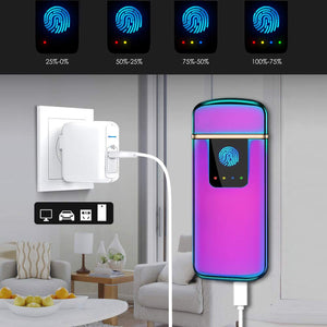 ASANMU Accendino Elettrico, USB Ricaricabile Antivento Colore - Ilgrandebazar