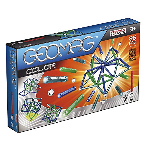 Geomag- Color Gioco di Costruzioni Magnetico, Multicolore, 254 Multicolore