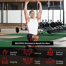 Carica l&#39;immagine nel visualizzatore di Gallery, POWER GUIDANCE  Bestope Bande Elastiche Fitness,Fasce di Rosso (1 Pezzi)