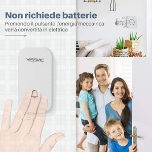 YISSVIC Campanello Senza Fili No Batteria Necessaria Wireless... - Ilgrandebazar
