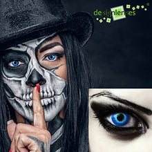 Carica l&#39;immagine nel visualizzatore di Gallery, Designlenses Lenti a Contatto Colorate Blu Elfo per Halloween, morbide, - Ilgrandebazar
