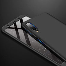Carica l&#39;immagine nel visualizzatore di Gallery, cmdkd Samsung Galaxy A7 2018 Cover, Custodia Skin 3 in 1 Ultra Sottile Nero