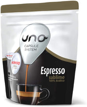 Carica l&#39;immagine nel visualizzatore di Gallery, Kimbo Capsule di Caffè Espresso Napoli, Kimbo UNO System, 6 Pacchi da 16 Capsule (Totale 96 Capsule)